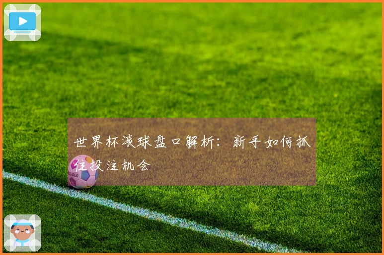 世界杯滚球盘口解析：新手如何抓住投注机会