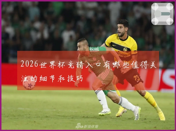 2026世界杯竞猜入口有哪些值得关注的细节和技巧